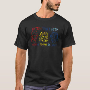Camiseta O Autismo Não Parou Mês de Conscientização Pessoas