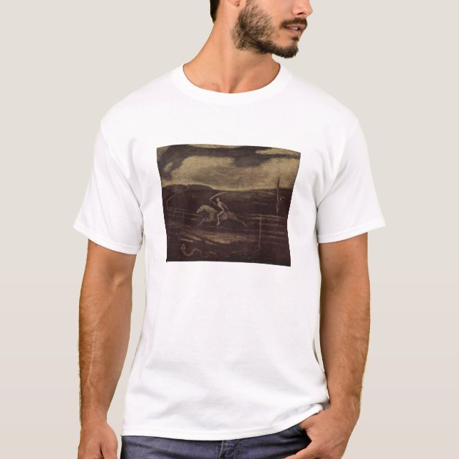 Camiseta O autódromo (morte em um cavalo pálido) (Frente)