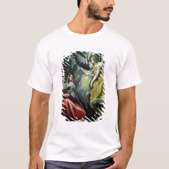 Camiseta O aviso, c.1575 (óleo em canvas) (Frente)