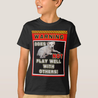 CAMISETA O AVISO DE JRT - NÃO JOGA BEM COM OUTRO!