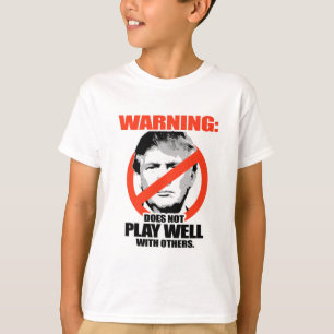 Camiseta O aviso do trunfo - não joga bem