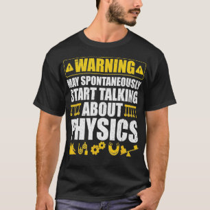 Camiseta O Aviso Pode Começar A Falar Espontaneamente Sobre