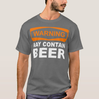 Camiseta O Aviso Pode Conter Cerveja T