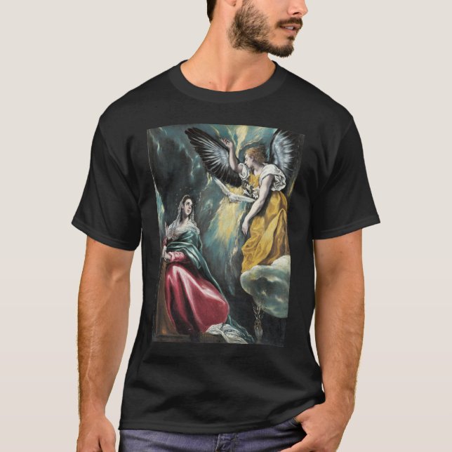 Camiseta O aviso por El Greco (Frente)