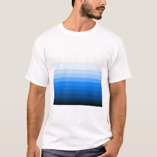 Camiseta O azul desvanece-se