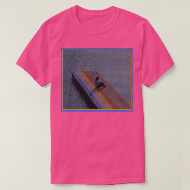 Camiseta O azul melódico de Baby Keem (Frente do Design)