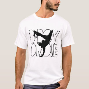 Camiseta O B-Menino ou morre silhueta