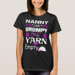 Camiseta O baby-sitter obtem mal-humorado quando seu fio é