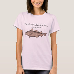 Camiseta O bacalhau das senhoras das éticas