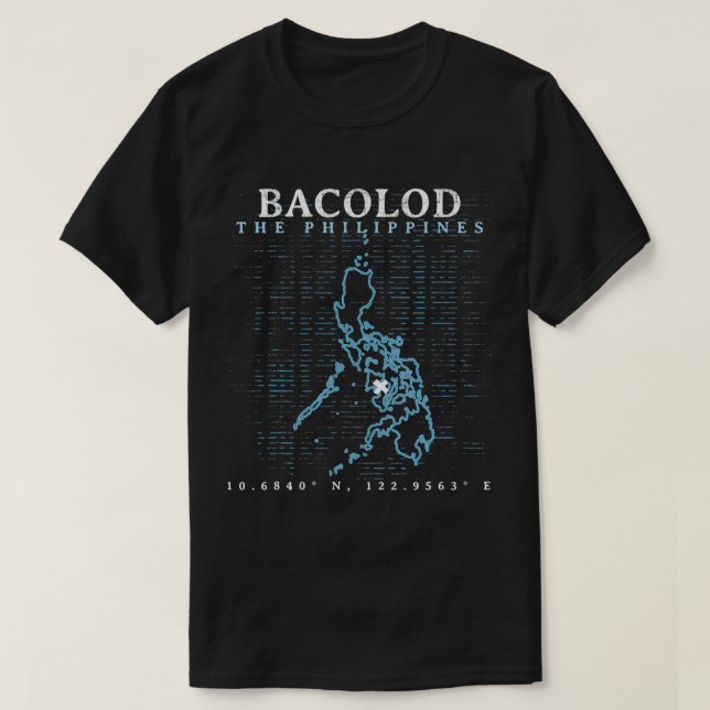 Camiseta O Bacolod das Filipinas (Frente do Design)