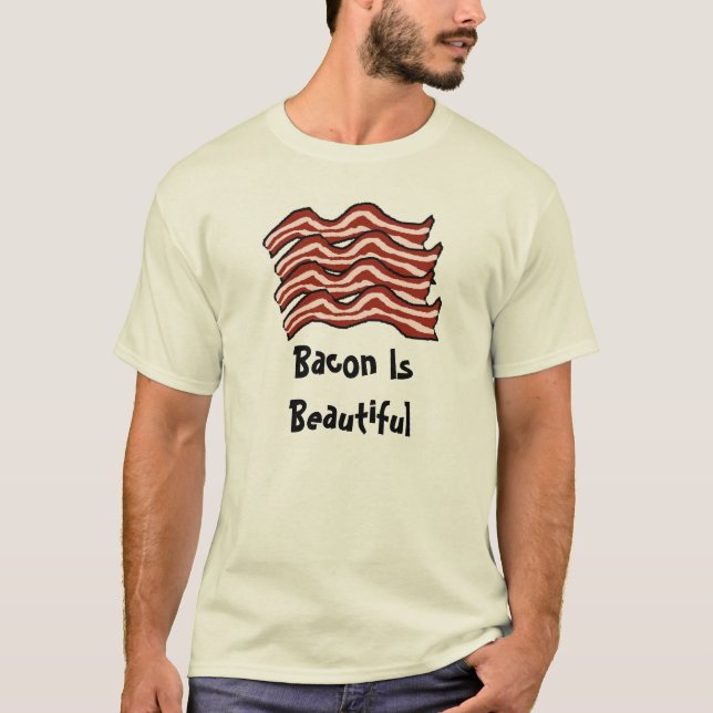 Camiseta O bacon é bonito (Frente)