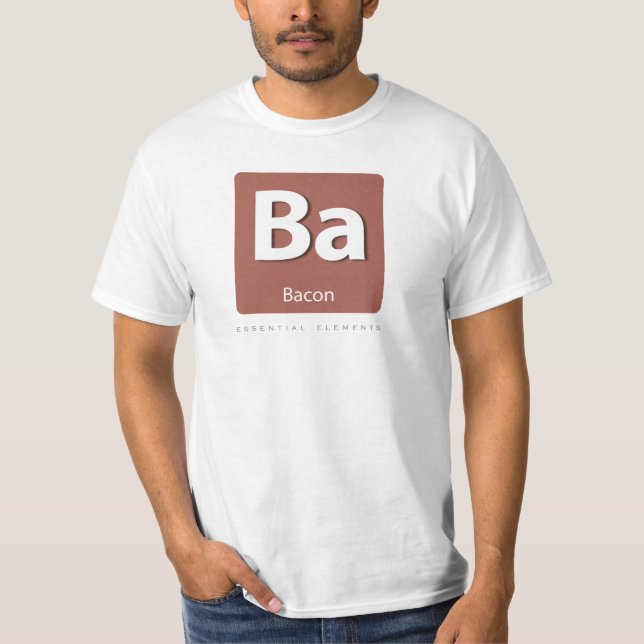 Camiseta O bacon é essencial! (Frente)