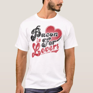 Camiseta O bacon é para amantes