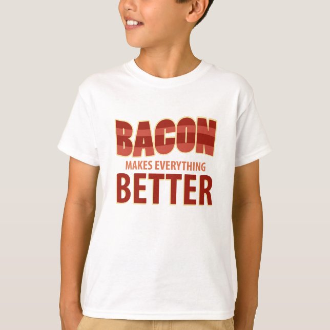 Camiseta O bacon faz tudo melhor (Frente)