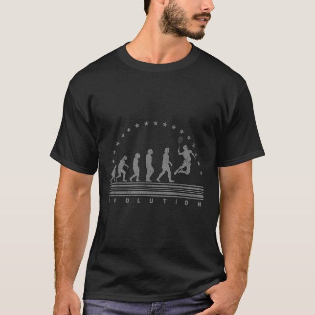 Camiseta O Badminton Evolutions Retro Shuttle Masculino Bad (Frente)