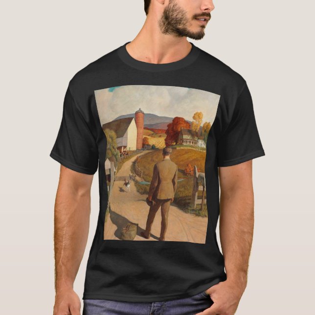Camiseta O baile, 1945, de Newell Convers Wyeth (Frente)