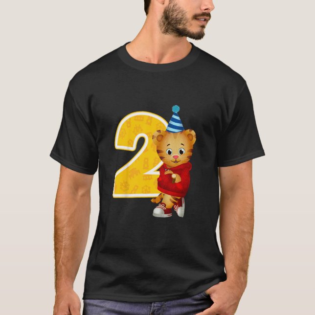 Camiseta O bairro de Daniel Tiger Meu segundo aniversário (Frente)