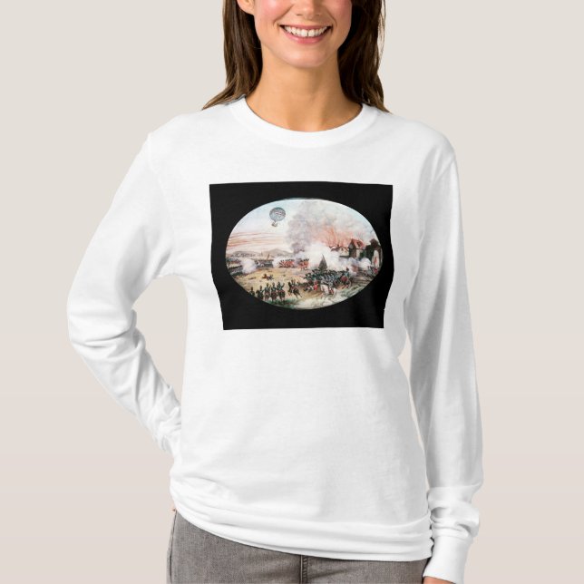 Camiseta O balão de observação francês, (Frente)