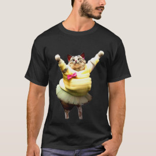 Camiseta O Ballet Kitty Cat Versão 2 0