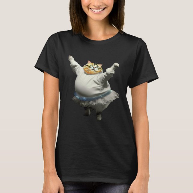 Camiseta O Ballet Kitty Cat Versão 3 0 (Frente)