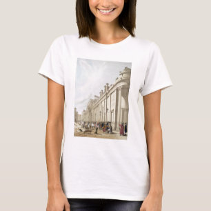 Camiseta O Banco da Inglaterra que olha para a mansão Ho