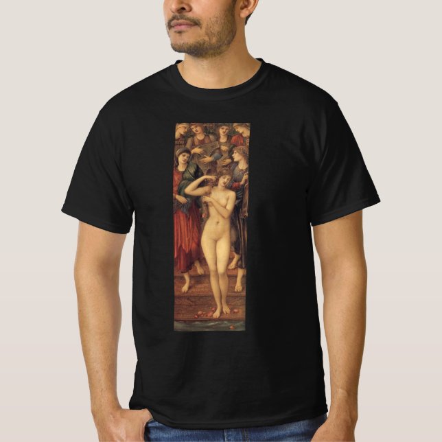 Camiseta O Banho de Vênus de Sir Edward Coley Burne-Jones (Frente)