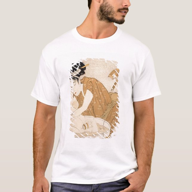 Camiseta O banho, período de Edo (Frente)