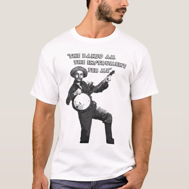 Camiseta O banjo Am o instrumento Fer mim (Frente)