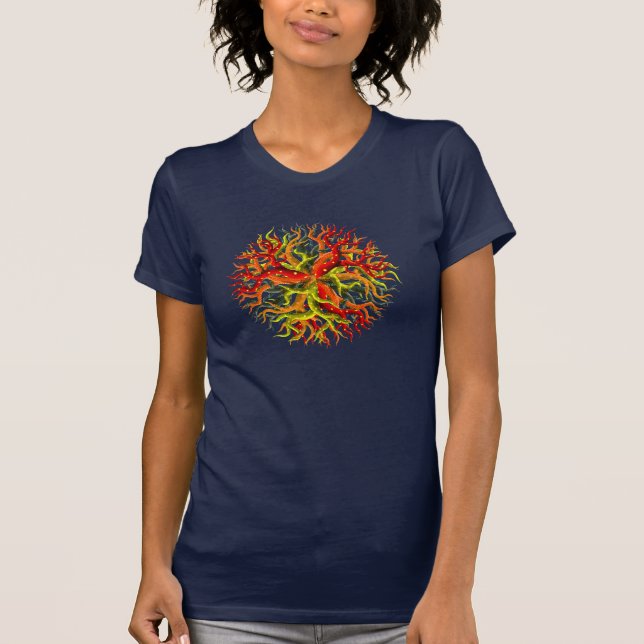 Camiseta O Baobab do vermelho de VB (Frente)