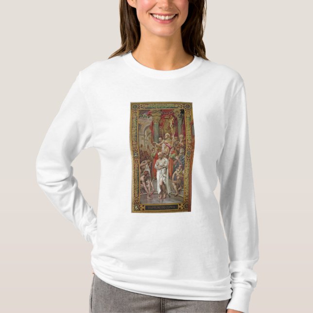 Camiseta O baptismo de Clovis mim (Frente)