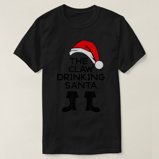 Camiseta O Bar de Natal do Duro Seltzer dos Papais noeis de (Frente do Design)