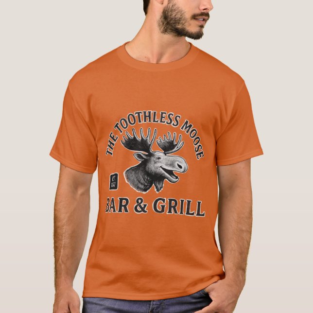 Camiseta O Bar do Alce Sem Dentes (Frente)