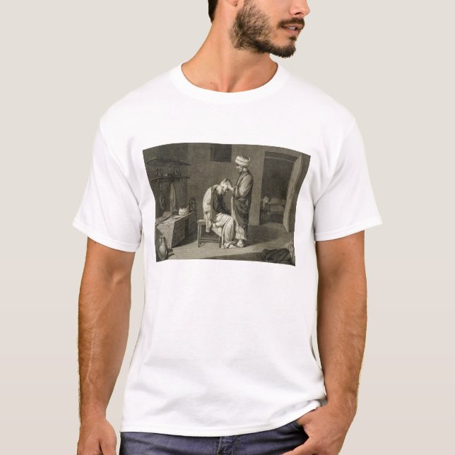 Camiseta O barbeiro, das artes do volume II e dos comércios (Frente)