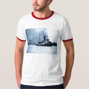 Camiseta O barco do reboque dos grandes lagos de Jesse