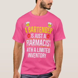 Camiseta O Barman É Apenas Um Farmacêutico Com Uma Intenção