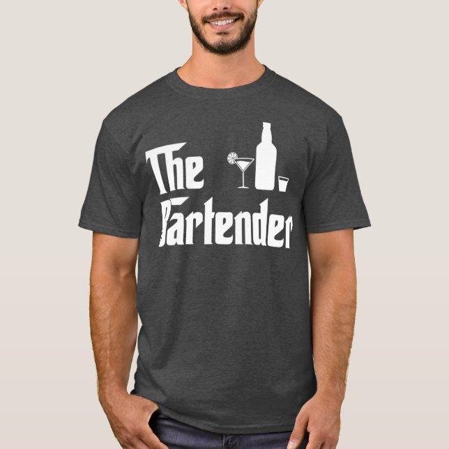 Camiseta O Barman Engraçado (Frente)