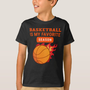 Camiseta O Basquete É O Meu Sobrevivente De Basquete Favori