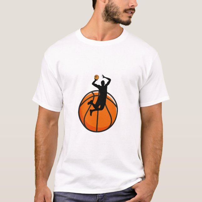Camiseta O basquete não é apenas um jogo; é um estilo de vi (Frente)