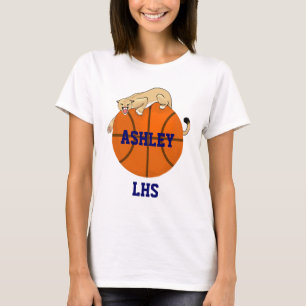 Camiseta O basquetebol ostenta o T - pumas ou Pumas