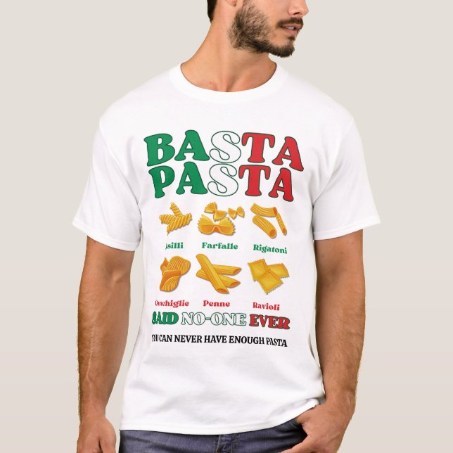 Camiseta O BassTA Said Nunca Foi Italiano (Frente)