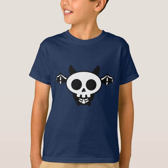 Camiseta O bastão de esqueleto caçoa o T (Frente)