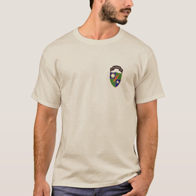 Camiseta ò batalhão - 75th t-shirt do regimento de guarda (Frente)