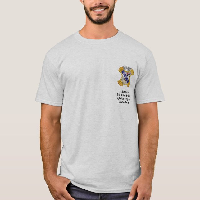 Camiseta ø Batalhão, 8a infantaria (M) Mem… - Personalizado (Frente)
