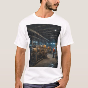 Camiseta O batimento cardíaco da usina