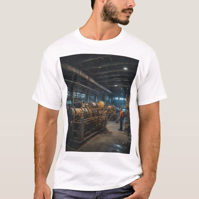 Camiseta O batimento cardíaco da usina (Frente)