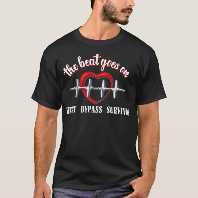 Camiseta O Batimento É Feito Em Survivor Heart Attack Wa (Frente)