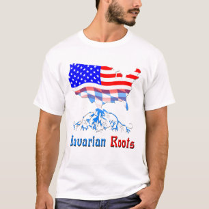 Camiseta O Bavarian americano enraíza o t-shirt