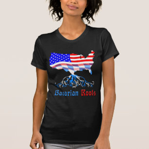 Camiseta O Bavarian americano enraíza o t-shirt das