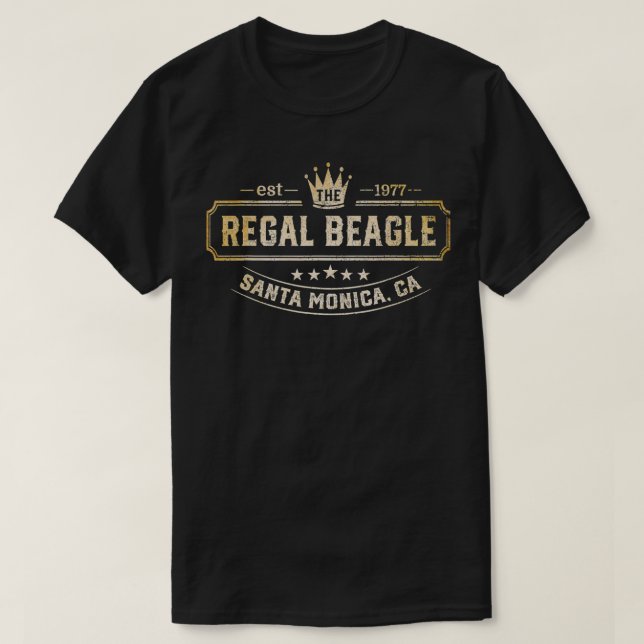 Camiseta O Beagle Engraçado Regal (Frente do Design)