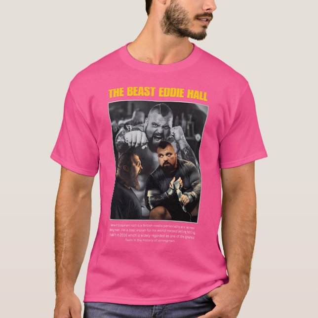 Camiseta O Beast Eddie Hall (Frente)